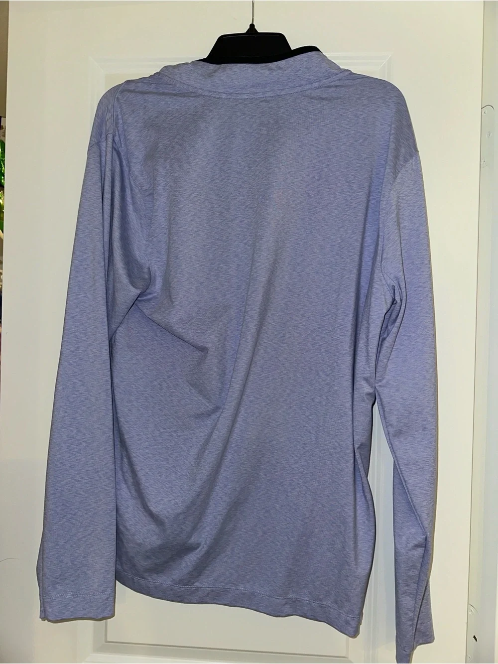 Nike Light Lavender Half-Zip Pullover with Black Trim